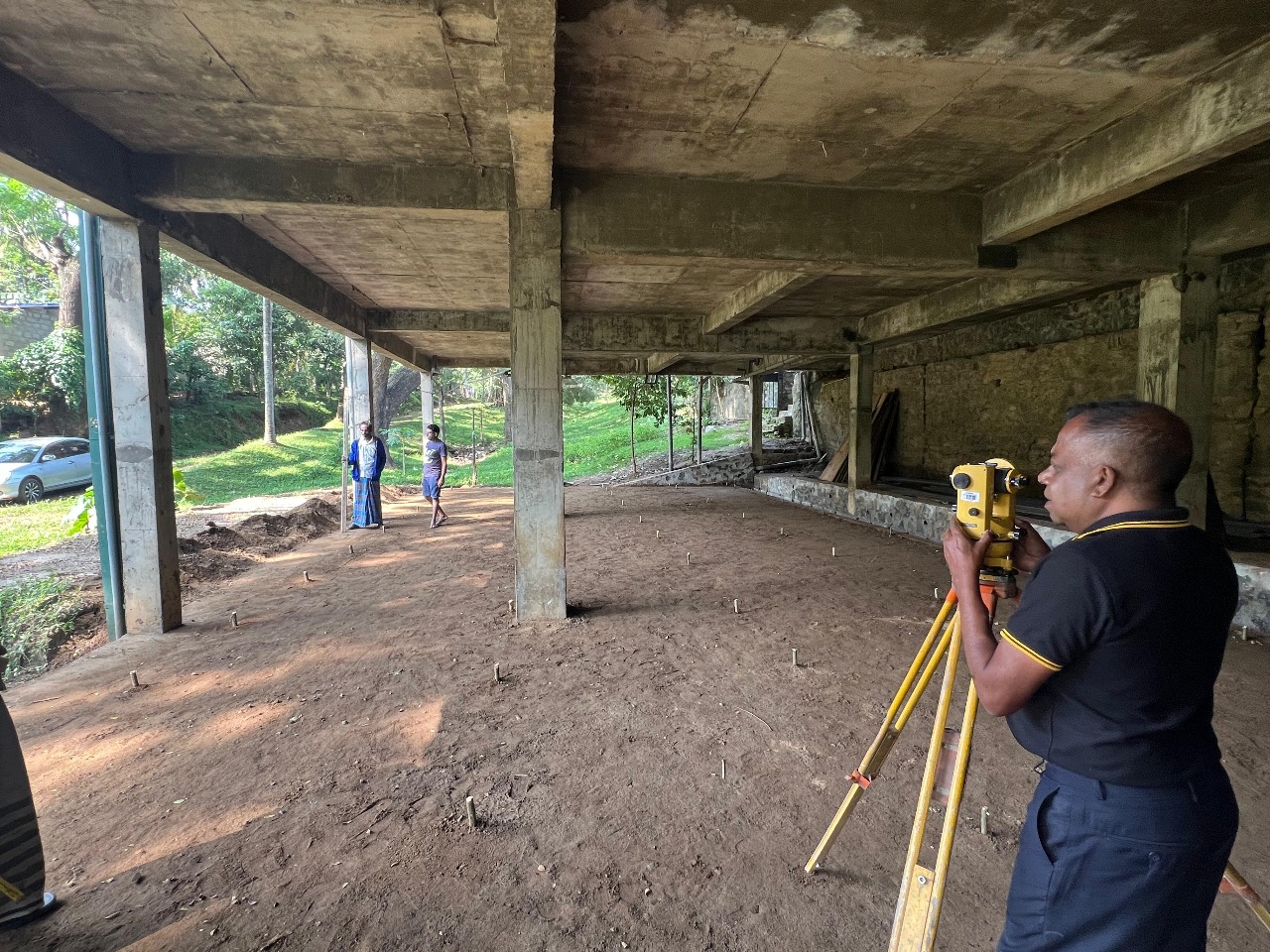 CNW Engineering team conducting site measurements